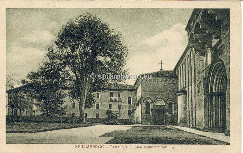 Spilimbergo, Castello e Duomo 1925.jpg
